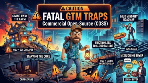 The five fatal traps of commercial open-source GTM