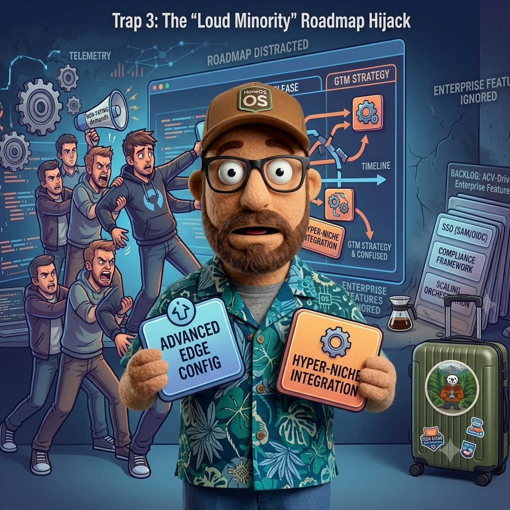 Trap 3: The "Loud Minority" Roadmap Hijack